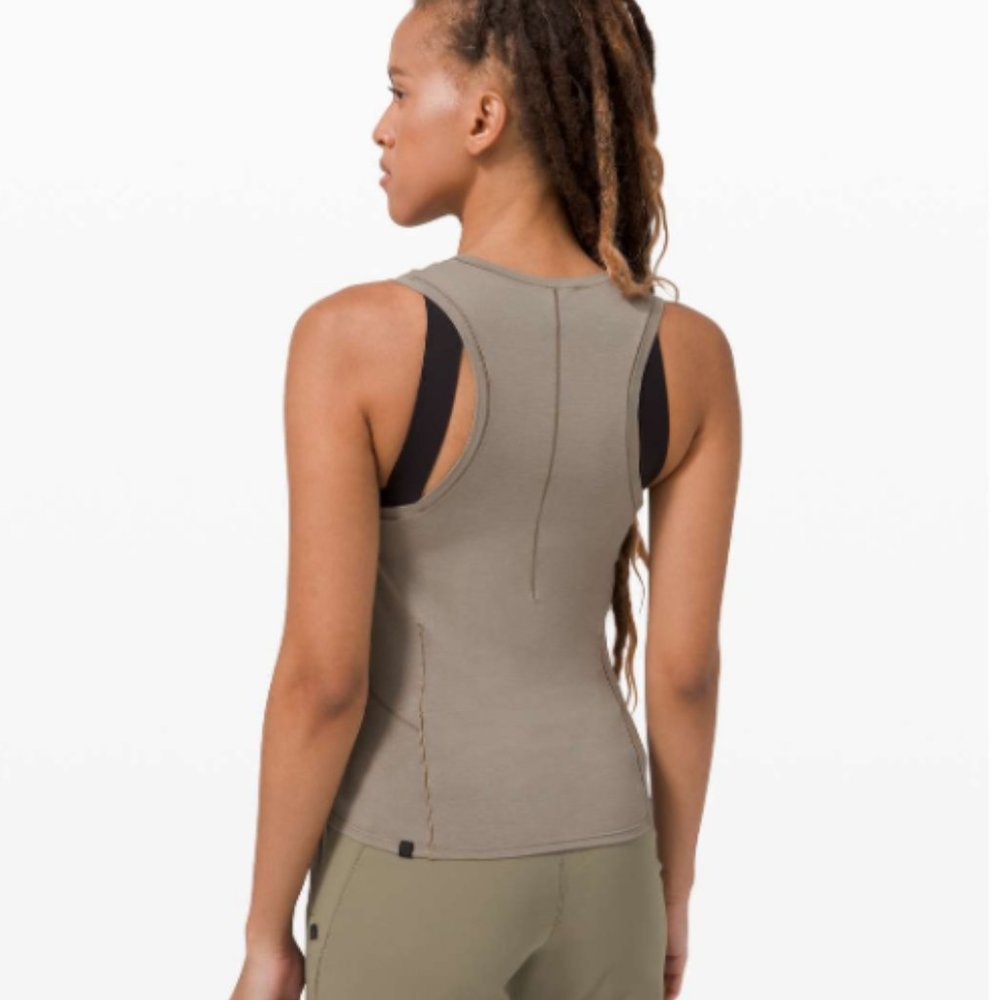 💜 NWT Lululemon The Lab Sarala Tank (Iron Grey) 💜